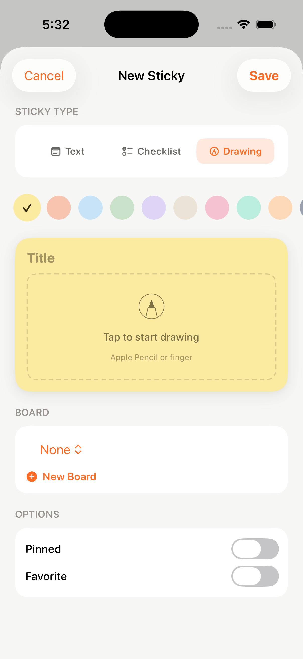JotScreen app screenshot
